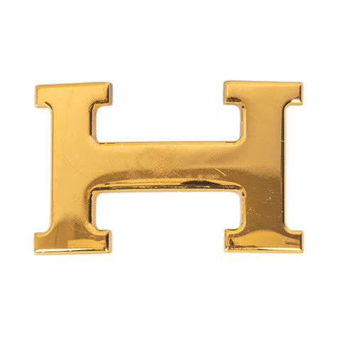 hermes gold h belt buckle|authentic hermes belt buckle.